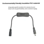 2pcs 5.5x2.1mm Male Female Connection Cable DC Switch Cable 304 Switch Power Cable - Image 3