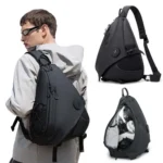 BANGE FW-232 Men Rreast Bag Large Capacity Outdoor Riding Backpack Shoulder Crossbody Bag - Image 2