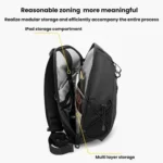 BANGE FW-232 Men Rreast Bag Large Capacity Outdoor Riding Backpack Shoulder Crossbody Bag - Image 3