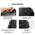 BANGE FW-232 Men Rreast Bag Large Capacity Outdoor Riding Backpack Shoulder Crossbody Bag - Image 5