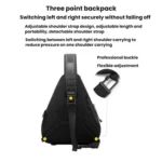 BANGE FW-232 Men Rreast Bag Large Capacity Outdoor Riding Backpack Shoulder Crossbody Bag - Image 9