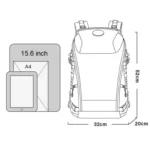 BANGE  FW-226 Men Outdoor Large Capacity Backpack Sports Bag - Image 4