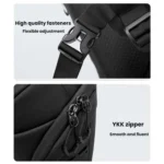 BANGE FW-227 Men Outdoor Cycling Breast Pack Crossbody Bag Large Capacity Hiking Backpack - Image 6