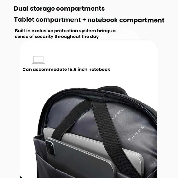 TBD06061504_B4.webp BANGE BG-3068 Men Light Business Commuting Computer Bag Student Schoolbag - Image 5