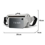 BANGE BG-7851 Men Crossbody Bag Multifunctional Lightweight Casual Commuting Chest Pack Small Shoulder Bag - Image 4