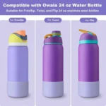 3pcs /Pack Silicone Base Protector For Owala 24oz FreeSip/Twist/Flip Bottles - Image 4