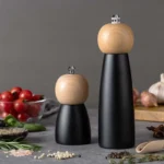 Round Head Manual Pepper Mill Ceramic Core Kitchen Tool - Image 2
