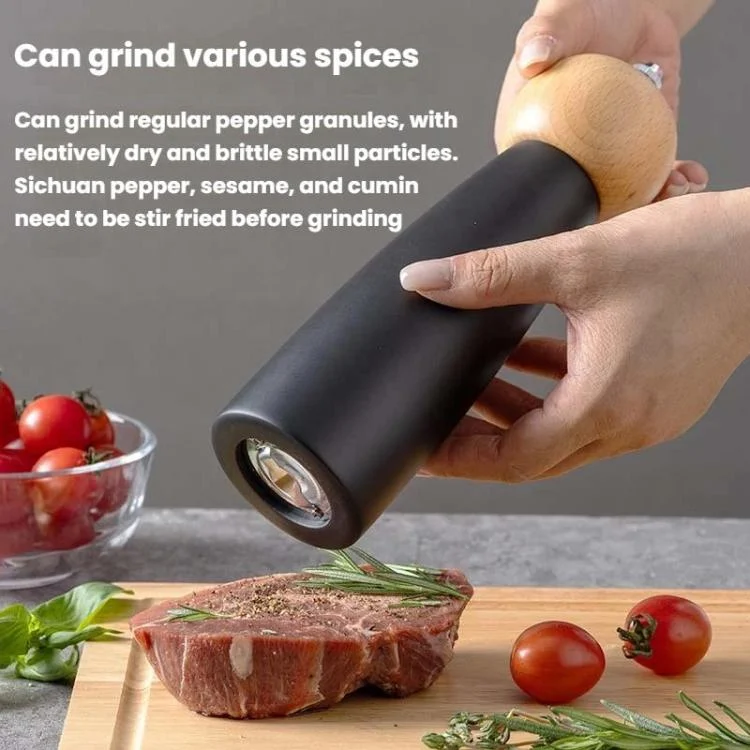 TBD06061552_B2.webp Round Head Manual Pepper Mill Ceramic Core Kitchen Tool - Image 3