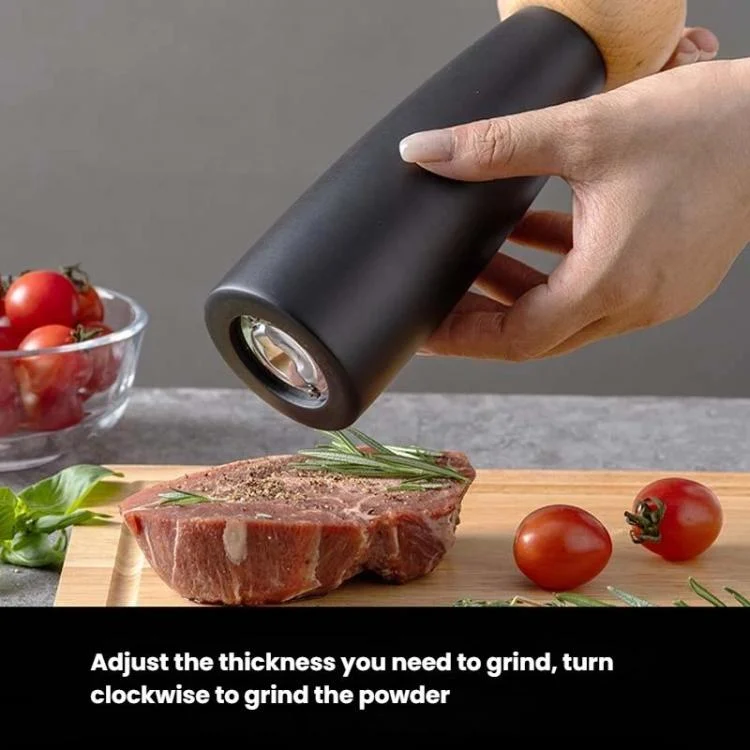 TBD06061552_B4.webp Round Head Manual Pepper Mill Ceramic Core Kitchen Tool - Image 5