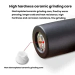 Round Head Manual Pepper Mill Ceramic Core Kitchen Tool - Image 7