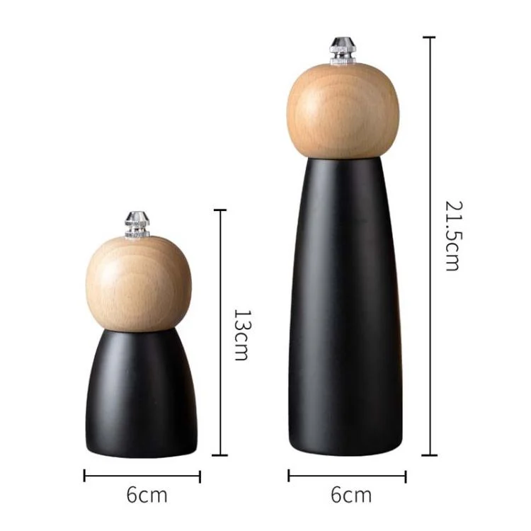 TBD06061552_B8.webp Round Head Manual Pepper Mill Ceramic Core Kitchen Tool - Image 9