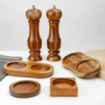 Wooden Base For Grinder Seasoning Product Storage Tray - Image 2