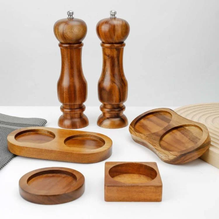 TBD06061555_B1.webp Wooden Base For Grinder Seasoning Product Storage Tray - Image 2