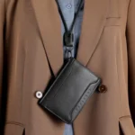 Genuine Leather Passport Card Holder ID/Boarding Pass Wallet with Card Slots & Ticket Pocket - Image 4