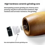 7 Inch Manual Acacia Wood Ceramic Core Grinder Multi Purpose Grinder - Image 7