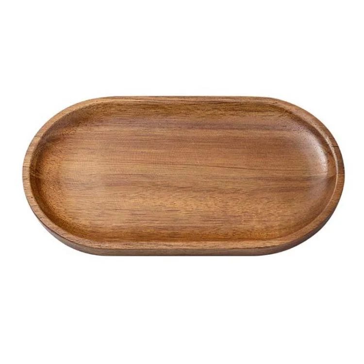 TBD0606157601.webp Cassia Wood Tea Tray Fruit Dessert Plate - Image 1