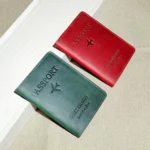 Crazy Horse Leather Passport Holder Ticket Case Travel Document Organizer For Men & Women - Image 5