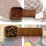 Solid Wood Square Coffee Spoon Measuring Seasoning Scoop Teaspoon - Image 3