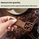 Solid Wood Square Coffee Spoon Measuring Seasoning Scoop Teaspoon - Image 5