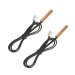 2pcs /Pack 10K Copper Head Temperature Sensor for Air Conditioner Pipe Thermistor Probe
