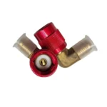 R410 To R22 Refrigerant Conversion Adapter 90-degree Elbow Fitting Brass HVAC Service Connector for Air Conditioner & Freezer Charging - Image 3