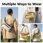 BANGE BG-8089 Men Crossbody Bag Multifunctional Messenger Backpack - Image 12