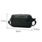 BANGE BG-7837 Men Commuter Durable Waist Bag Single Shoulder Crossbody Bag - Image 3