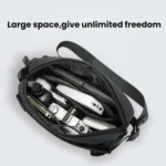 BANGE BG-7837 Men Commuter Durable Waist Bag Single Shoulder Crossbody Bag - Image 4