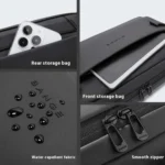 BANGE BG-7837 Men Commuter Durable Waist Bag Single Shoulder Crossbody Bag - Image 8