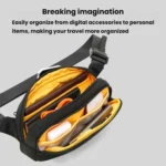 BANGE 3097 Men Crossbody Bag Casual Portable Mobile Phone Bag - Image 7