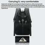 BANGE BG-7822 Large Capacity Multi Compartment Computer Backpack Student Schoolbag - Image 6