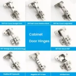 Cabinet Door Hinges Hydraulic Damp Buffer Furniture Hinges - Image 2