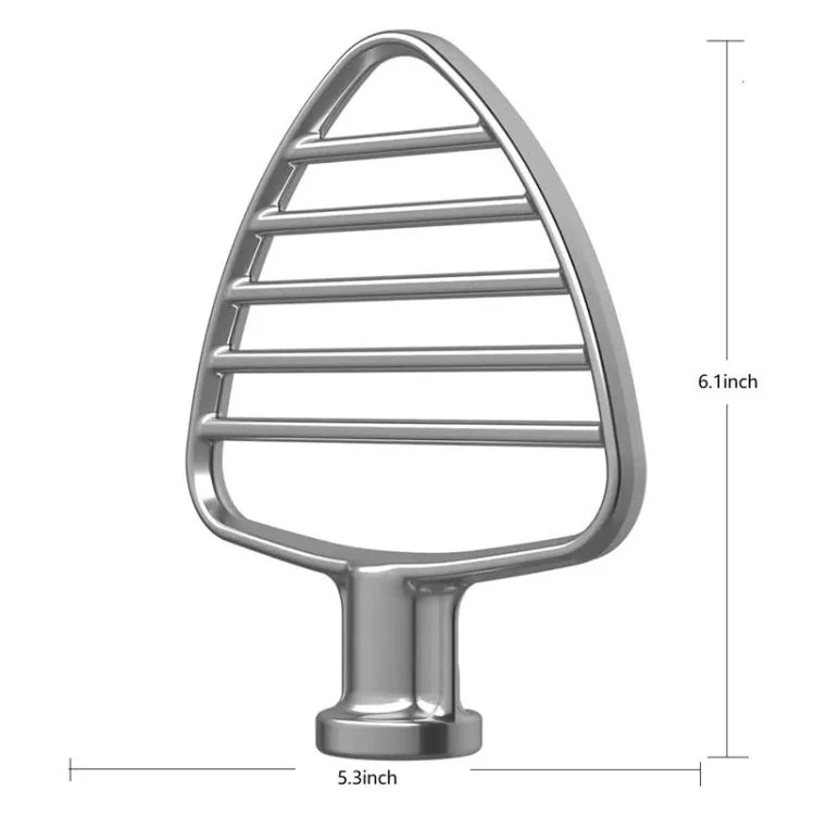 TBD06061658_B4.webp Stainless Steel Pastry Beater Attachment For KitchenAid 4.5 & 5 QT Tilt-Head Stand Mixer - Image 5