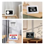 7-inch Digital Frame Calendar Day Clock With 3 Medication Alerts, 5 Custom Alarms, Multi-Language Support - Image 8