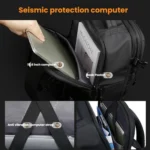 BANGE BG-7875 Large Capacity Shoulder Bag Business Travel Multifunctional Computer Backpack - Image 11