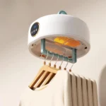 600W Smart Touch Control Foldable Clothes Dryer Portable Laundry Dry Machine with LED Display, Adjustable Temperature & Timer