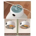 600W Smart Touch Control Foldable Clothes Dryer Portable Laundry Dry Machine with LED Display, Adjustable Temperature & Timer - Image 7