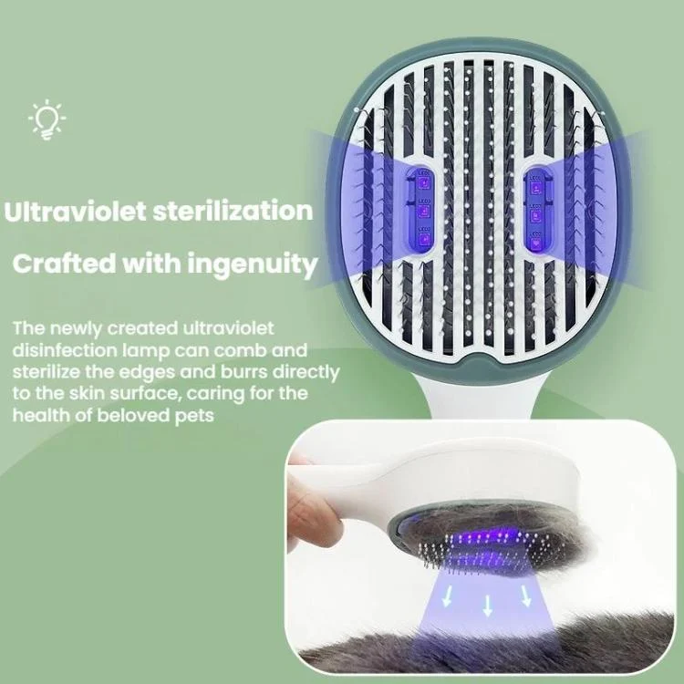 TBD06061724_B3.webp Pets Floating Hair Removal Brush Sterilize Cleaning Comb - Image 4