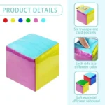 Card Insertable Soft Dice Educational Training Throwing Toy For Children Early Education Enlightenment - Image 2