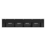 4 Grids File Storage Hanging Bag Horizontal Wall Mount For Under Classroom Whiteboard
