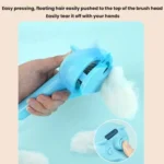 Pet Blue Light Antibacterial Spray Massage Knot Comb - Image 8