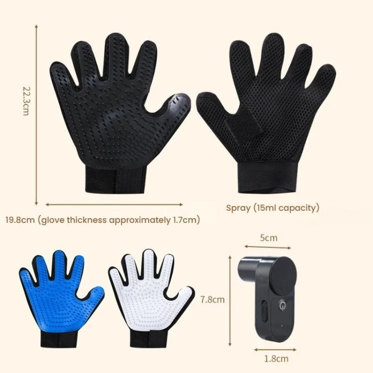 TBD06061750_B1.webp Pet Bath Cleaning Cat Gloves With Spray Bottle - Image 2