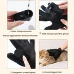 Pet Bath Cleaning Cat Gloves With Spray Bottle - Image 11