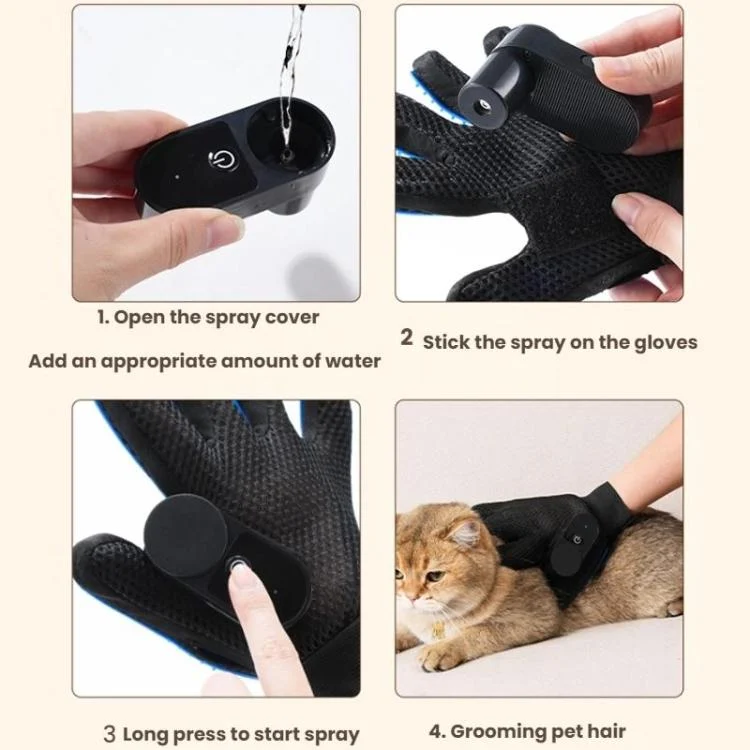 TBD06061750_B10.webp Pet Bath Cleaning Cat Gloves With Spray Bottle - Image 11