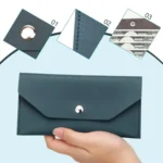 PU Leather Wallet Business Card Holder Card Case Envelope Card Bag - Image 3