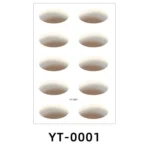 5sheets /Pack Waterproof Eye Shadow Tattoo Stickers Temporary Cosmetic Eye Stickers For Parties, Halloween, Cosplay