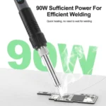 90W High Power Internal Heating Smart Digital Display Soldering Iron, US Plug - Image 5
