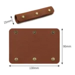 3 Layered Buckle Handbag Cover Bag Shoulder Strap Protector For Travel Cases / Bags - Image 3