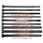 10pcs Portable Ring Measuring Belt Finger Circumference Soft Ruler - Image 3