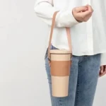 For 600/710/830ml Straw Cups Leather Portable Cup Covers - Image 2